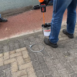 Verwerking van Biobased Refug koude voegvulling in asfaltvoegen bij Veendam